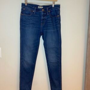 Madewell Women's Dark Blue Skinny Jeans